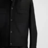 Slim-Fit-Jacke aus Twill aus Wollmischung