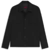 Slim-Fit-Jacke aus Twill aus Wollmischung