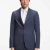 Slim-Fit-Jacke aus waschbarer Schurwolle Slim-Fit-Jacke aus waschbarer Schurwolle