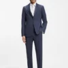 Slim-Fit-Jacke aus waschbarer Schurwolle Slim-Fit-Jacke aus waschbarer Schurwolle