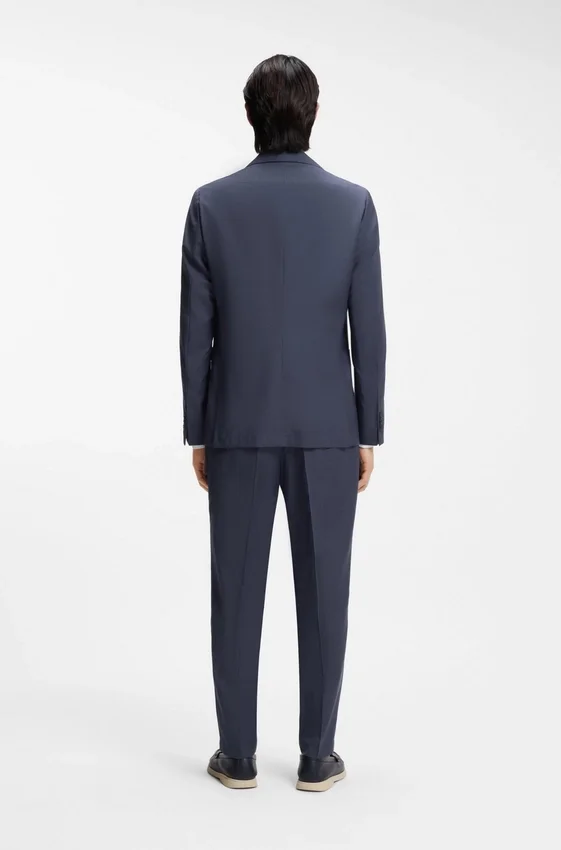 Slim-Fit-Jacke aus waschbarer Schurwolle Slim-Fit-Jacke aus waschbarer Schurwolle