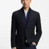 Slim-Fit-Jacke mit integrierter Weste