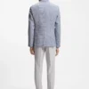 Slim-Fit-Jacke mit Puppytooth-Muster