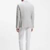 Slim-Fit-Jacke mit Puppytooth-Muster