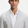Slim-Fit-Jacke mit Puppytooth-Muster