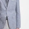 Slim-Fit-Jacke mit Puppytooth-Muster