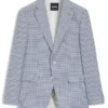 Slim-Fit-Jacke mit Puppytooth-Muster