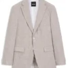 Slim-Fit-Jacke mit Puppytooth-Muster