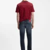 Slim-Fit-Jeans aus dunkelblauem Stretch-Denim