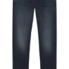 Slim-Fit-Jeans aus dunkelblauem Stretch-Denim