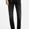 Slim-Fit-Jeans aus dunkelgrauem Comfort-Stretch-Denim