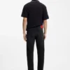 Slim-Fit-Jeans aus dunkelgrauem Comfort-Stretch-Denim