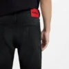 Slim-Fit-Jeans aus dunkelgrauem Comfort-Stretch-Denim