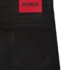 Slim-Fit-Jeans aus dunkelgrauem Comfort-Stretch-Denim