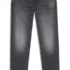 Slim-Fit-Jeans aus grauem Comfort-Stretch-Denim
