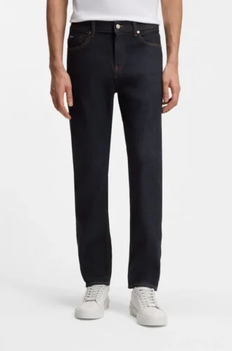 Slim-Fit-Jeans „Delaware“ aus dunkelblauem Denim