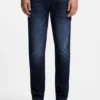Slim-Fit-Jeans „Delaware“ aus dunkelblauem Stretch-Denim