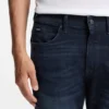 Slim-Fit-Jeans „Delaware“ aus dunkelblauem Stretch-Denim
