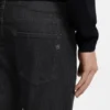 Slim-Fit-Jeans „Delaware“ in grauem, knitterfreiem Denim