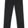 Slim-Fit-Jeans „Delaware“ in grauem, knitterfreiem Denim