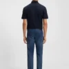 Slim-Fit-Jeans in Delaware-Blau aus Denim mit mechanischem Stretch