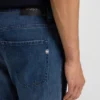 Slim-Fit-Jeans in Delaware-Blau aus Denim mit mechanischem Stretch