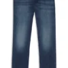 Slim-Fit-Jeans in Delaware-Blau aus Denim mit mechanischem Stretch