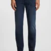 Slim-Fit-Jeans in Delaware-Blau aus gestricktem Denim