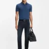 Slim-Fit-Jeans in Delaware-Blau aus gestricktem Denim Slim-Fit-Jeans in Delaware-Blau aus gestricktem Denim