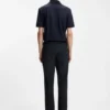Slim-Fit-Jeans in Delaware-Blau aus gestricktem Denim