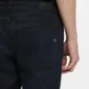 Slim-Fit-Jeans in Delaware-Blau aus gestricktem Denim