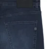 Slim-Fit-Jeans in Delaware-Blau aus gestricktem Denim
