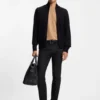 Slim-Fit-Jeans in Delaware-Blau aus knitterfreiem Denim