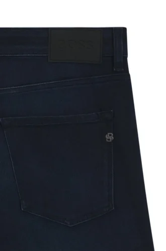 Slim-Fit-Jeans in Delaware-Blau aus Stretch-Denim