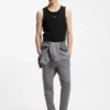 Slim-Fit-Oberteil aus Stretch-Baumwolle mit Kontrastlogo