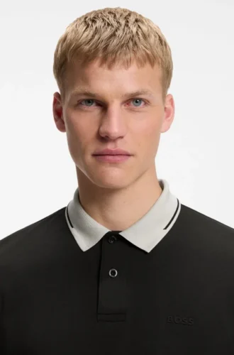 Slim-Fit-Polohemd aus Baumwolle
