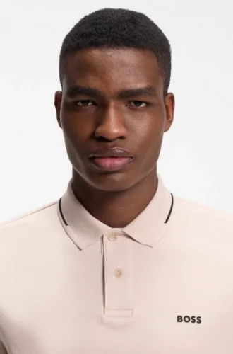 Slim-Fit-Polohemd aus Baumwolle