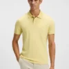 Slim-Fit-Polohemd aus Stretch-Baumwolle mit Logo-Patch