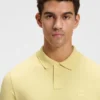 Slim-Fit-Polohemd aus Stretch-Baumwolle mit Logo-Patch