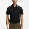 Slim-Fit-Polohemd „Paddy“ aus Interlock-Baumwolle