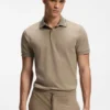 Slim-Fit-Polohemd „Paddy“ aus Interlock-Baumwolle