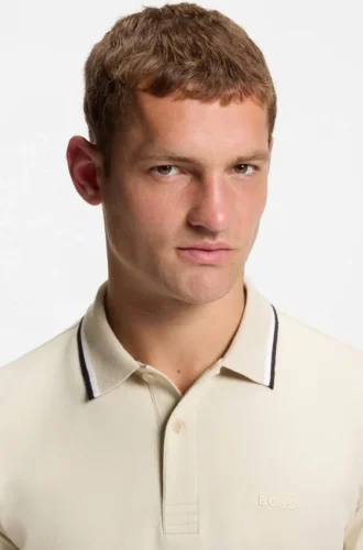 Slim-Fit-Polohemd „Paddy“ aus Interlock-Baumwolle