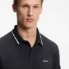 Slim-Fit-Polohemd „Paddy“ aus Interlock-Baumwolle