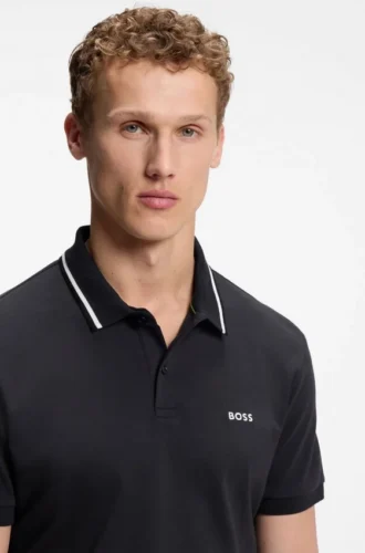 Slim-Fit-Polohemd „Paddy“ aus Interlock-Baumwolle