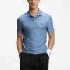 Slim-Fit-Poloshirt aus Active-Stripe-Jersey mit Vier-Wege-Stretch Slim-Fit-Poloshirt aus Active-Stripe-Jersey mit Vier-Wege-Stretch