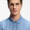 Slim-Fit-Poloshirt aus Active-Stripe-Jersey mit Vier-Wege-Stretch Slim-Fit-Poloshirt aus Active-Stripe-Jersey mit Vier-Wege-Stretch