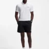 Slim-Fit-Poloshirt aus Active-Stripe-Jersey mit Vier-Wege-Stretch Slim-Fit-Poloshirt aus Active-Stripe-Jersey mit Vier-Wege-Stretch