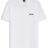 Slim-Fit-Poloshirt aus Active-Stripe-Jersey mit Vier-Wege-Stretch Slim-Fit-Poloshirt aus Active-Stripe-Jersey mit Vier-Wege-Stretch