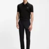 Slim-Fit-Poloshirt aus Baumwollpiqué mit Kragenstreifen