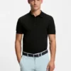 Slim-Fit-Poloshirt aus Baumwollpiqué mit zentriertem Logo